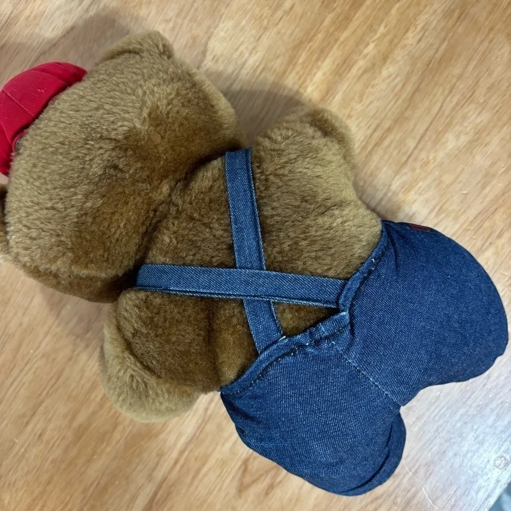 Craftsmen Vintage Sears Stuffed Brown Teddy Bear 11” Collectors Father’s Day